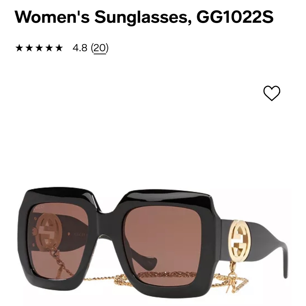 Like New Gucci Sunglasses Gg1022s